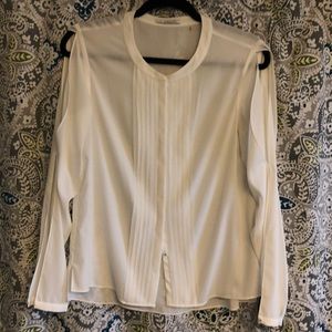 Tahari Open Sleeve Blouse